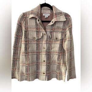 Rachel Zoe Women’s Shacket Jacket Snap Button Cozy Very Soft Size: Medium